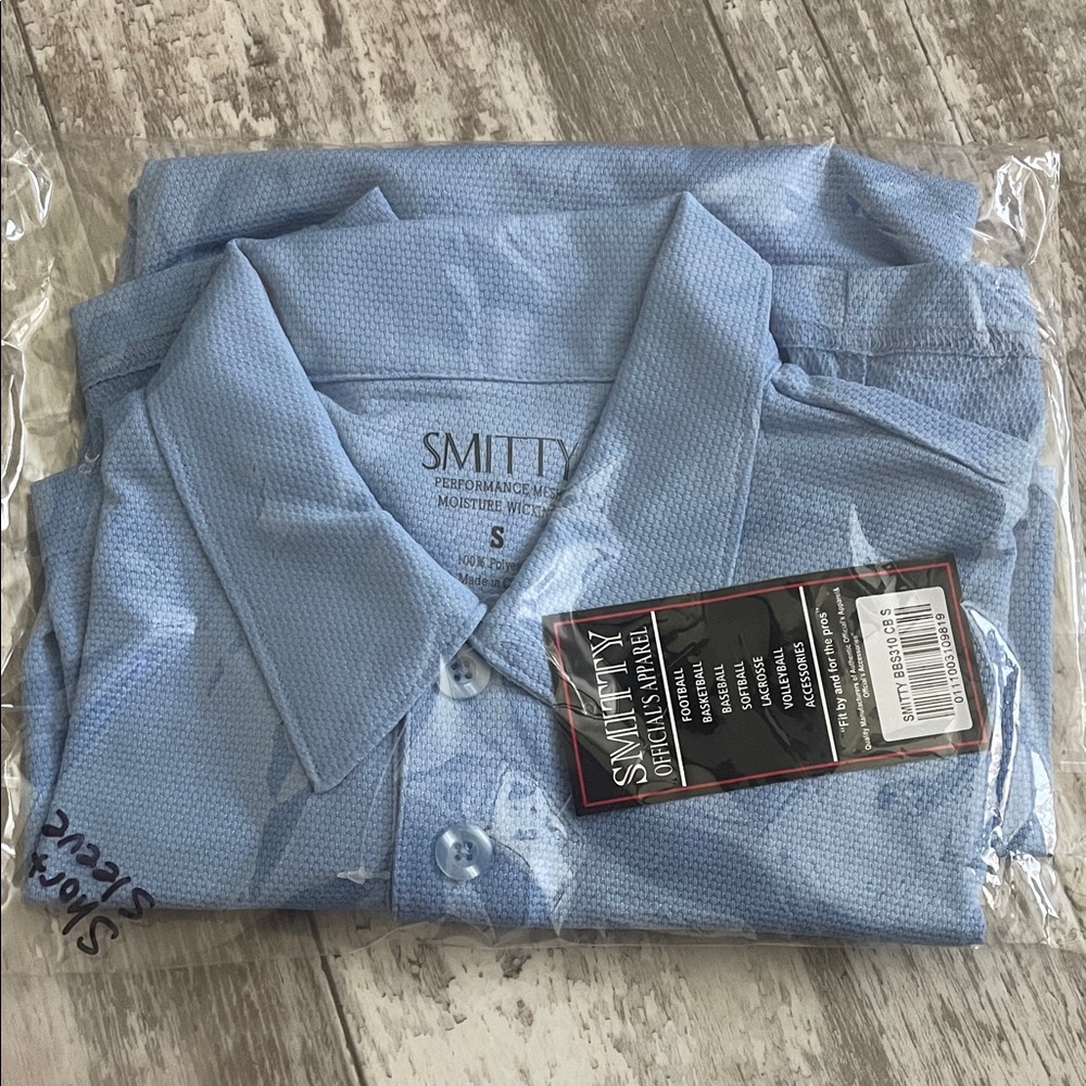 Carolina Blue Short Sleeve Umpire Shirt BBS310